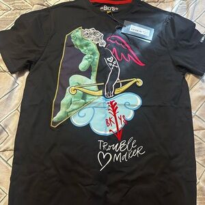 Black Graphic T-Shirt for Men